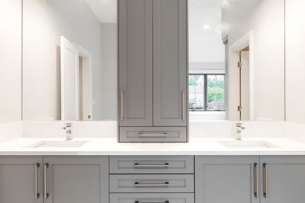 Bathroom Cabinet Refacing in Keller