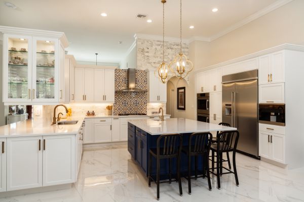 Kitchen Island Construction in Keller