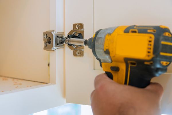Cupboard Door Hinge Repair in Keller