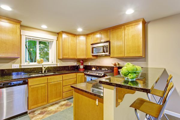 Maple Kitchen Cabinet Service in Keller