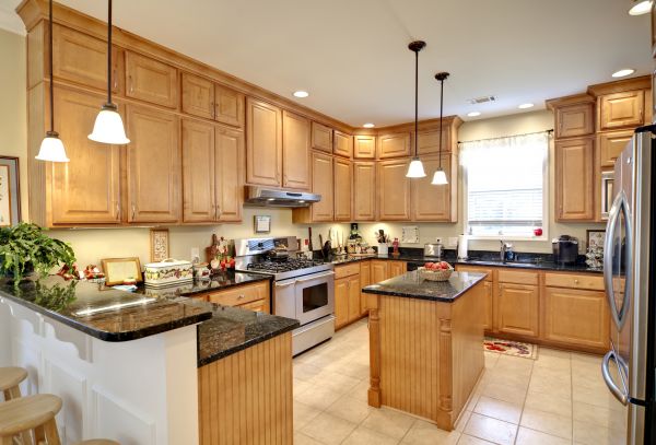 Maple Kitchen Cabinet Repair in Keller